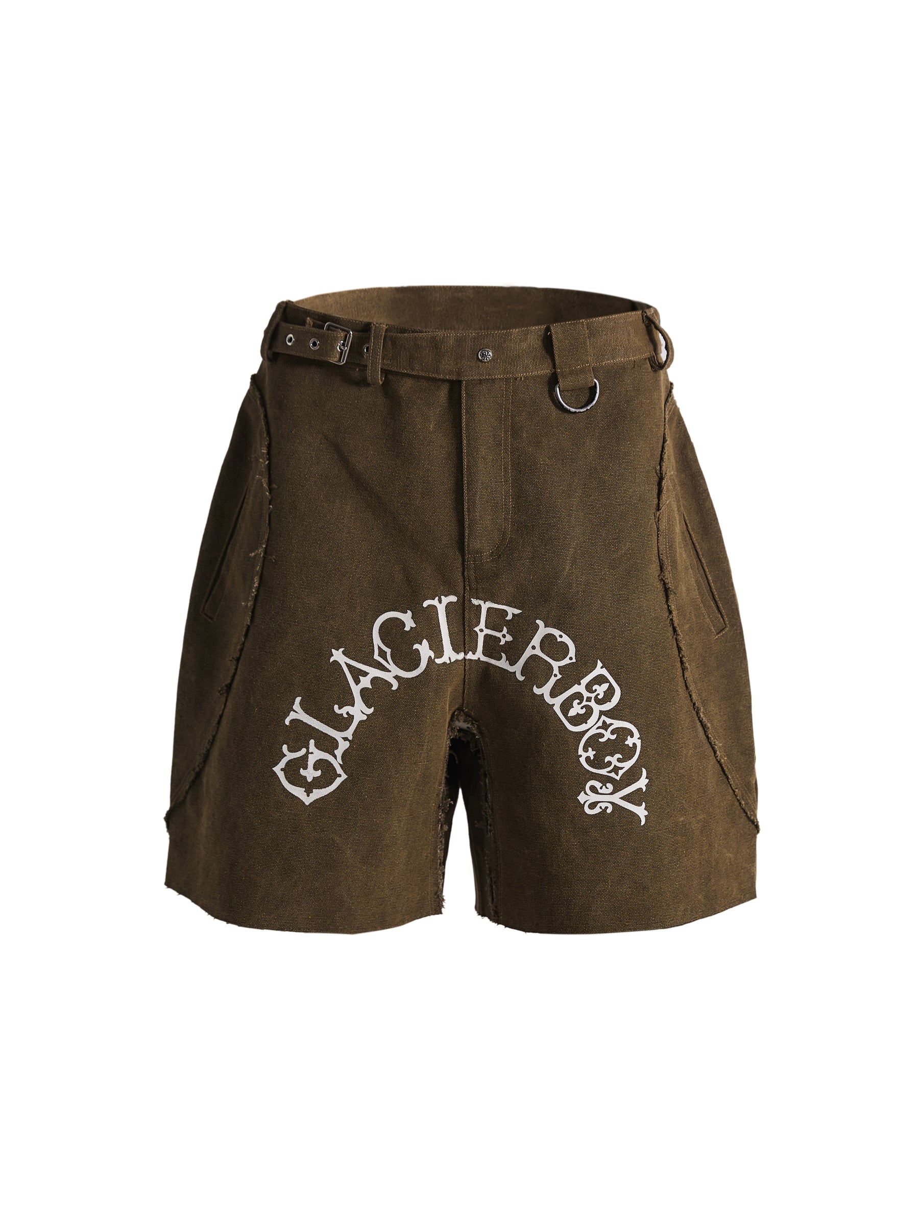 GLACIERBOY 2023 S/S DOUBLE WAIST ARMY CLOTH SHORTS