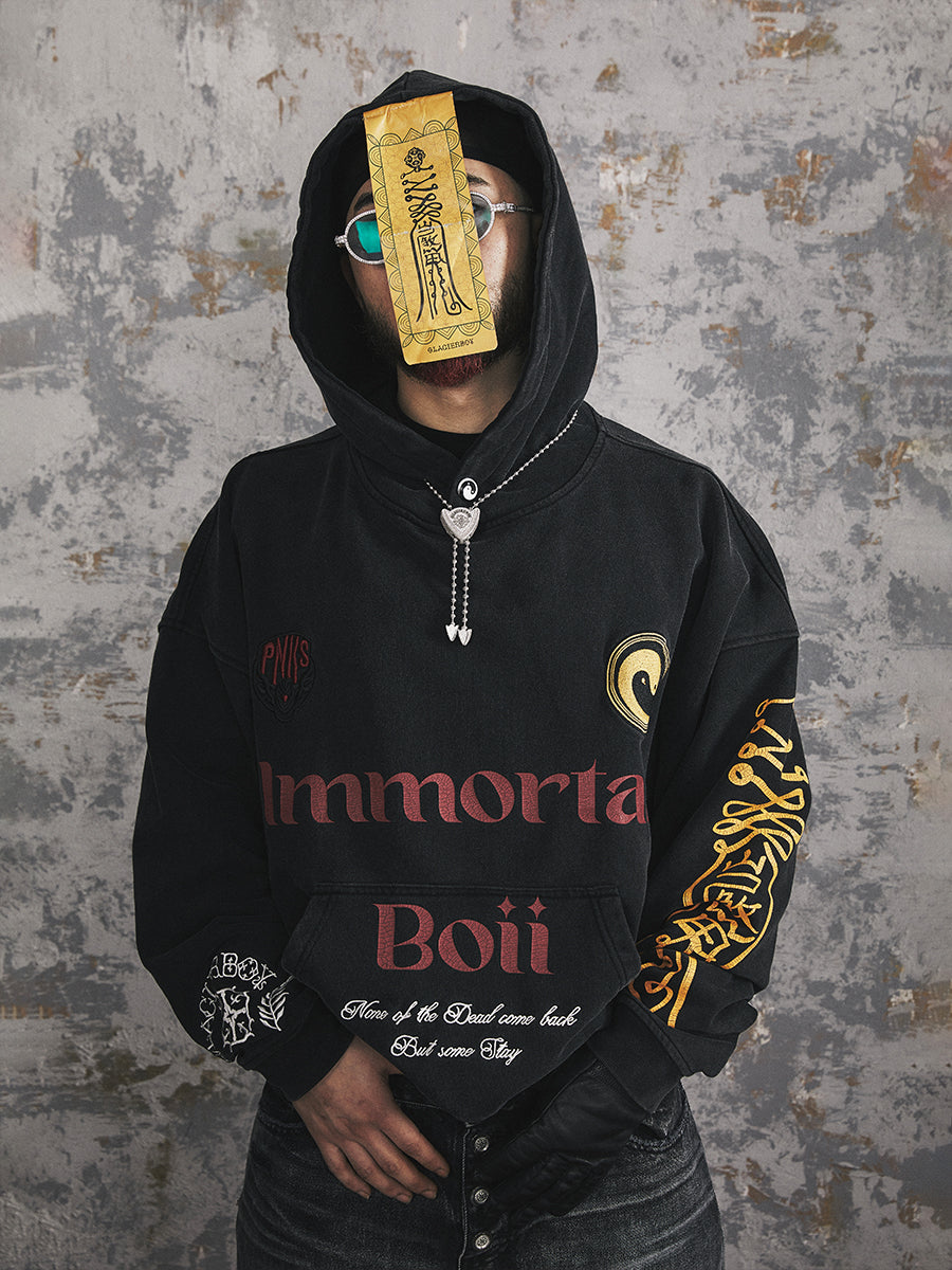 GLACIERBOY 2024 S/S TAI CHI EMBROIDERED HOODIE