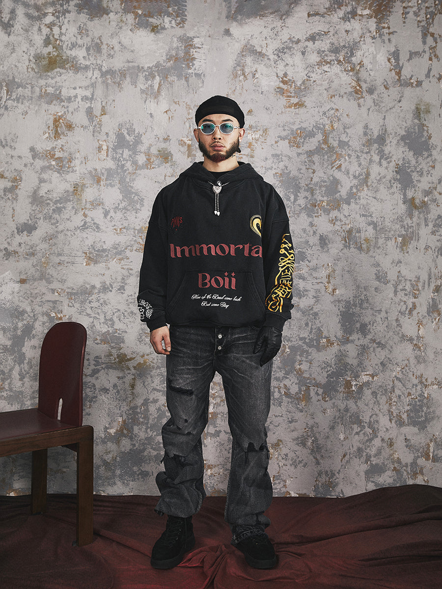 GLACIERBOY 2024 S/S TAI CHI EMBROIDERED HOODIE