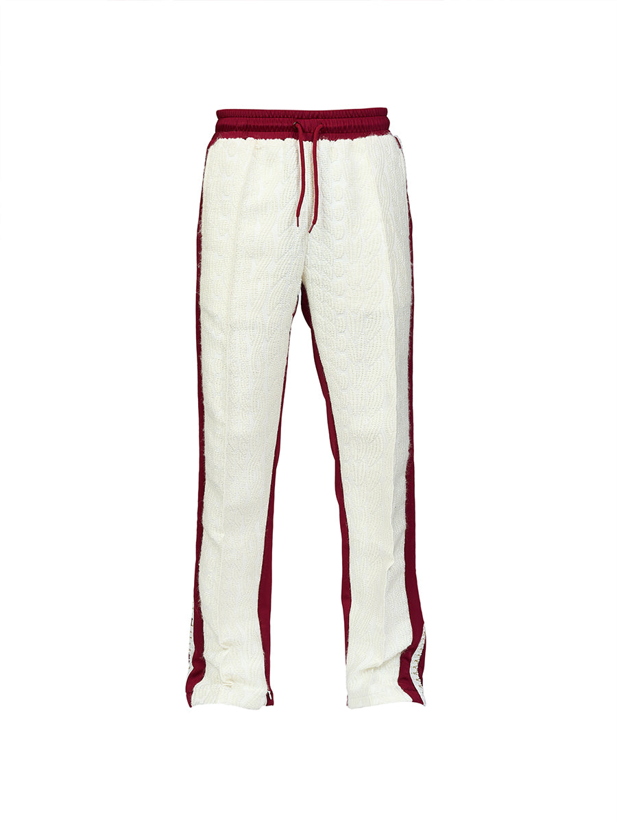 GLACIERBOY 24A/W "RAP STAR" SERIES DARK RED PEARL JACQUARD SPORTS SET