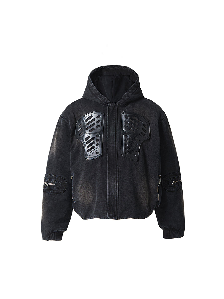 GLACIERBOY 2023 A/W WASHING PROCESS MOTOR STORM ARMOR COAT