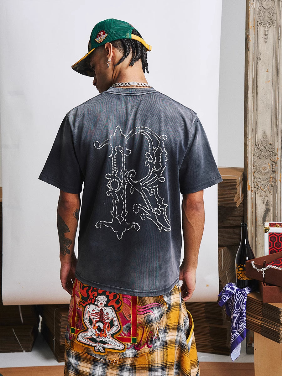 GLACIERBOY 2024 S/S POST MALONE PORTRAIT VINTAGE TEE