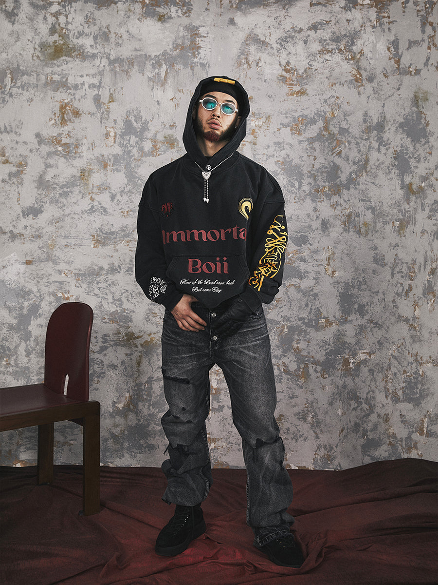 GLACIERBOY 2024 S/S TAI CHI EMBROIDERED HOODIE