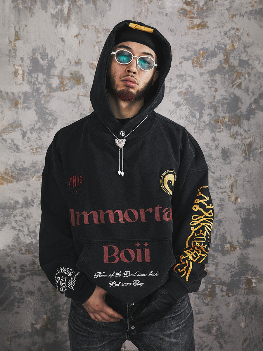 GLACIERBOY 2024 S/S TAI CHI EMBROIDERED HOODIE