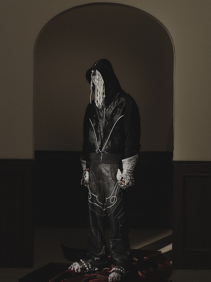 GLACIERBOY 2023 A/W WESTERN STYLE LEATHER PANTS