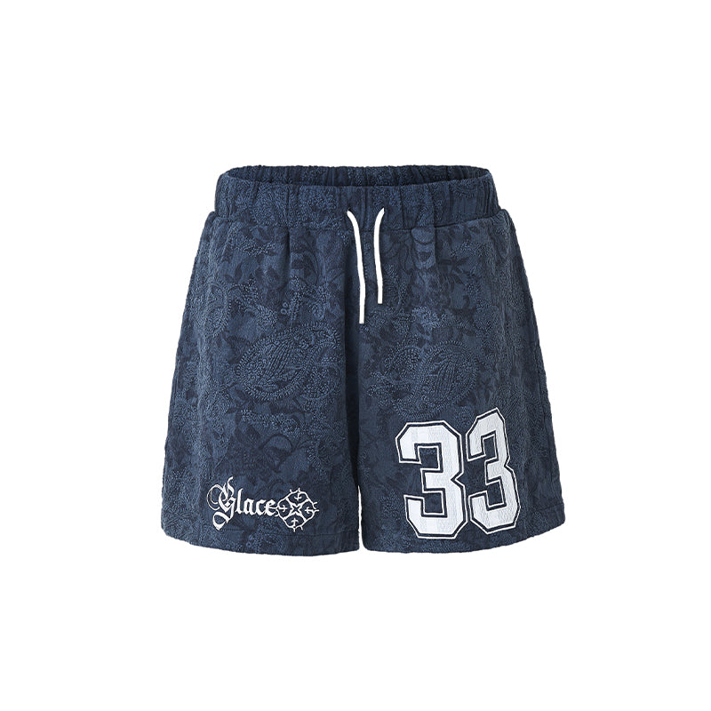 GLACIERBOY 2024 S/S 33 JACQUARD BASKETBALL SUIT IN PAISLEY-PANTS