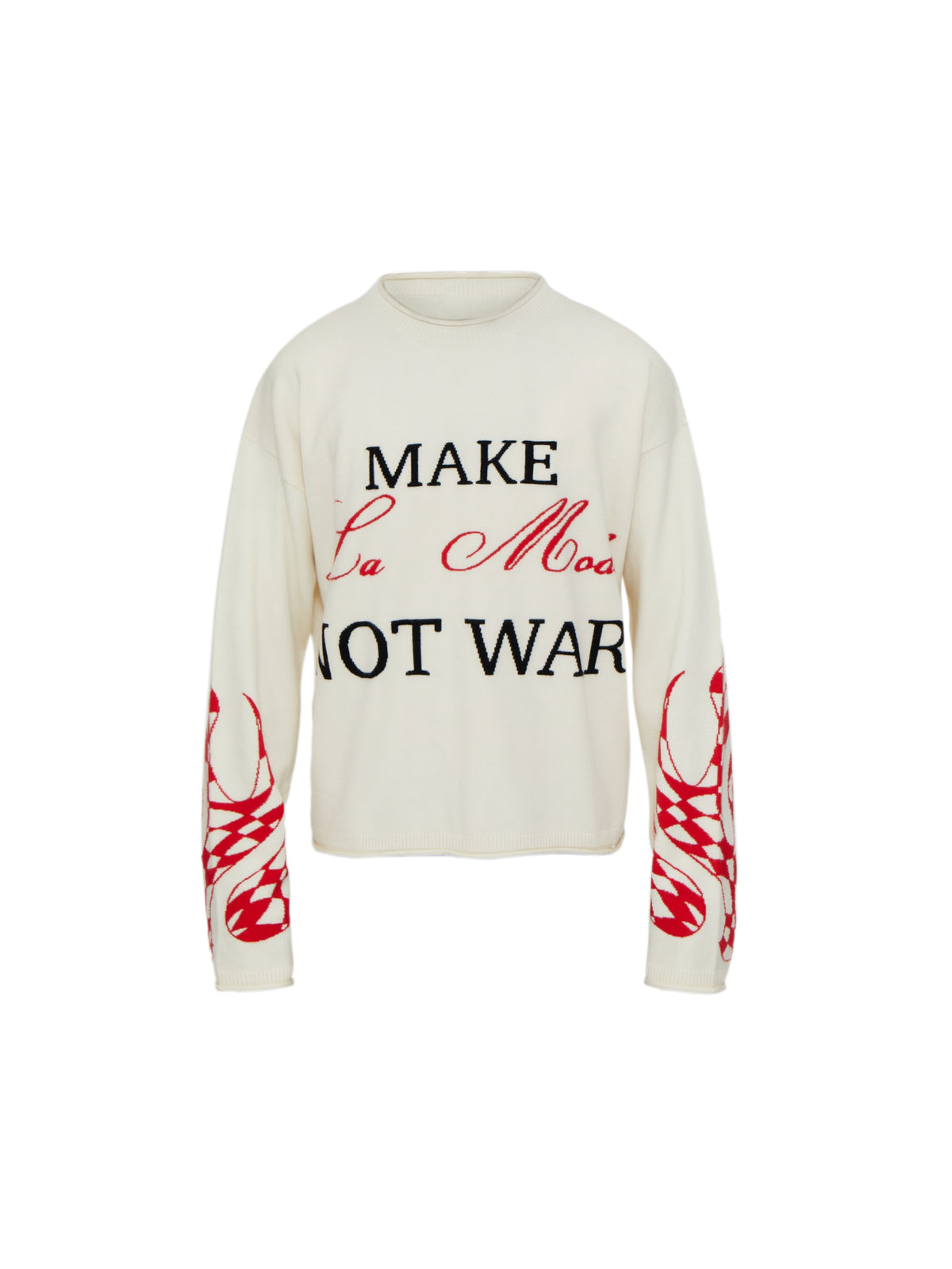 GLACIERBOY 2023 A/W FLAME SLOGAN SWEATER