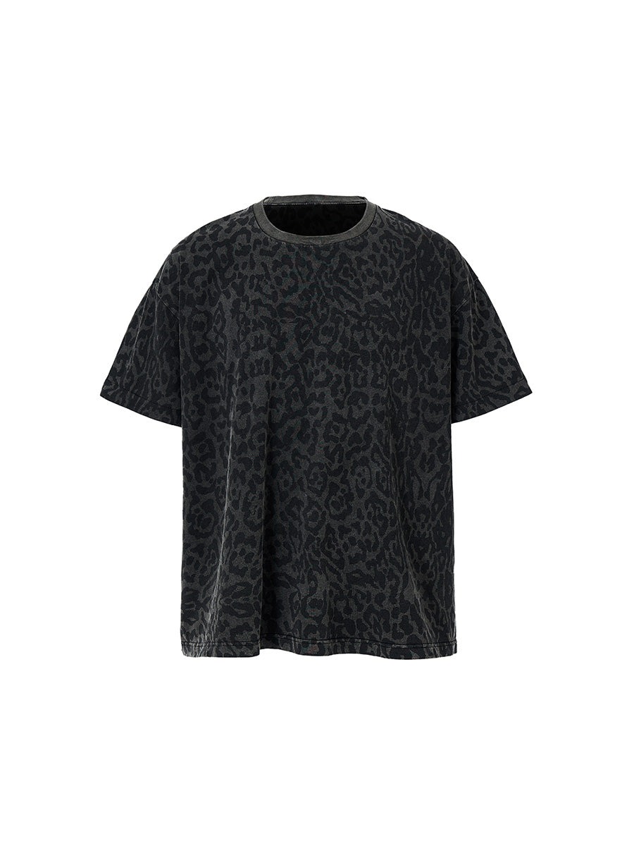 GLACIERBOY 2024 S/S LEOPARD STUDDED T-SHIRT