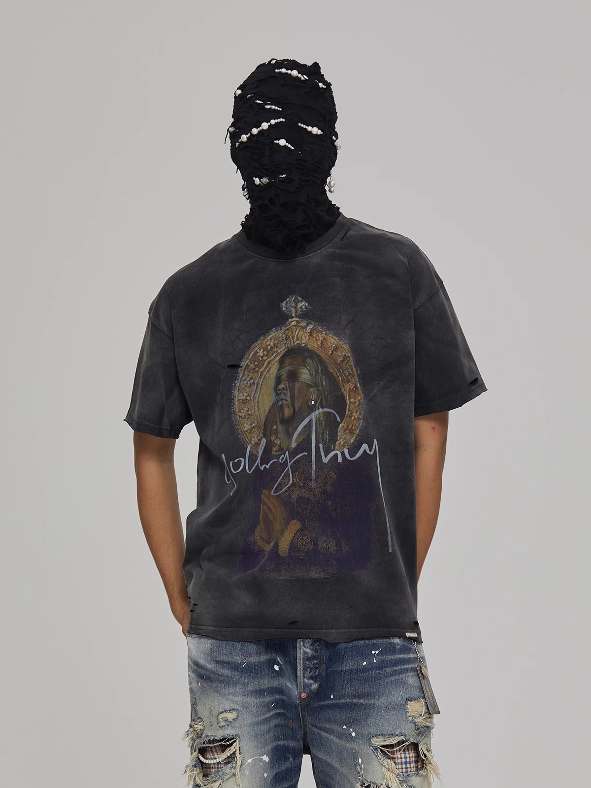 GLACIERBOY YOUNGTHUG PORTRAIT VINTAGE TEE