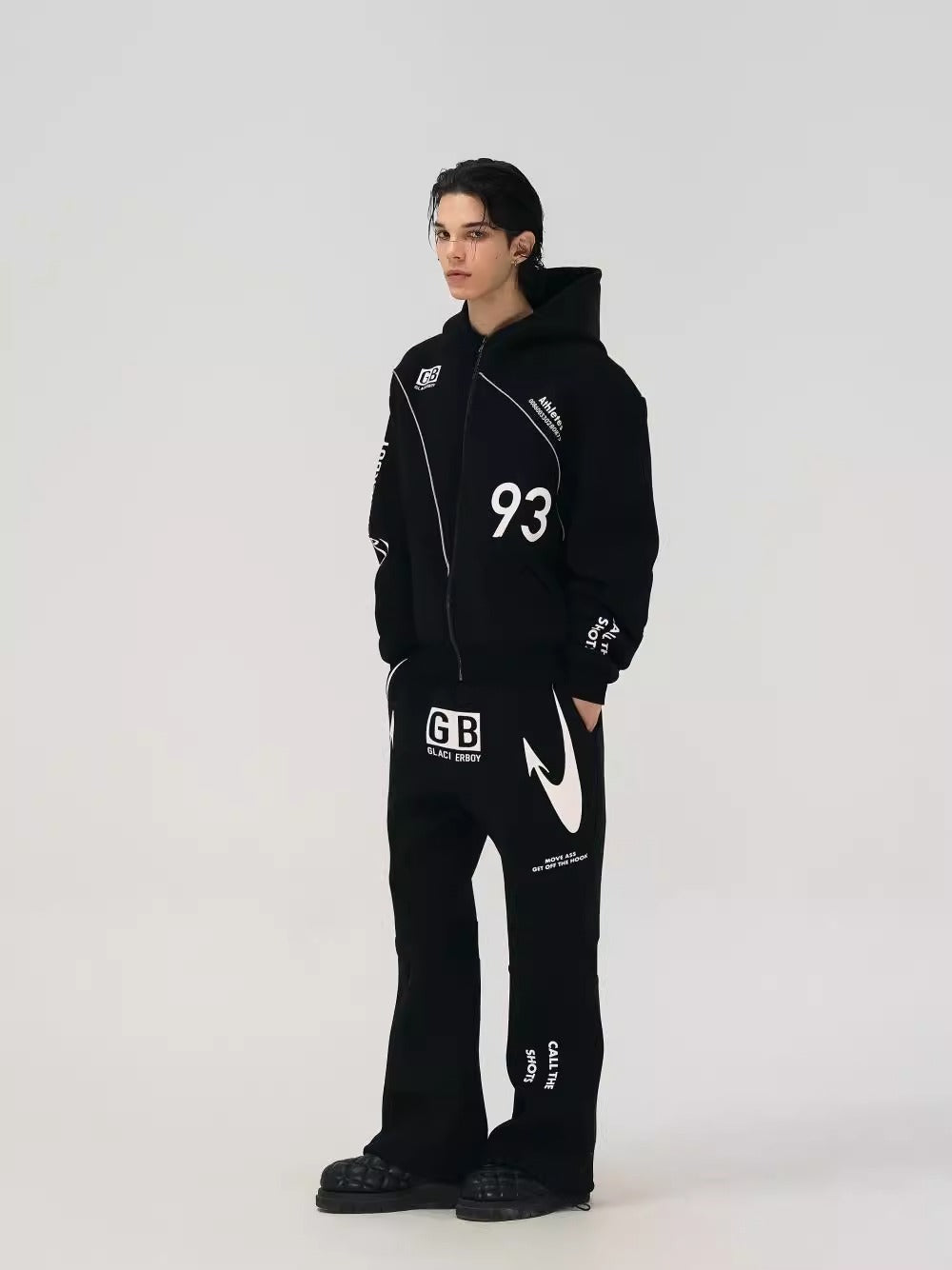 GLACIERBOY 24AW "ATHLETES" CAPSULE SERIES SPORTS HOODIE SET