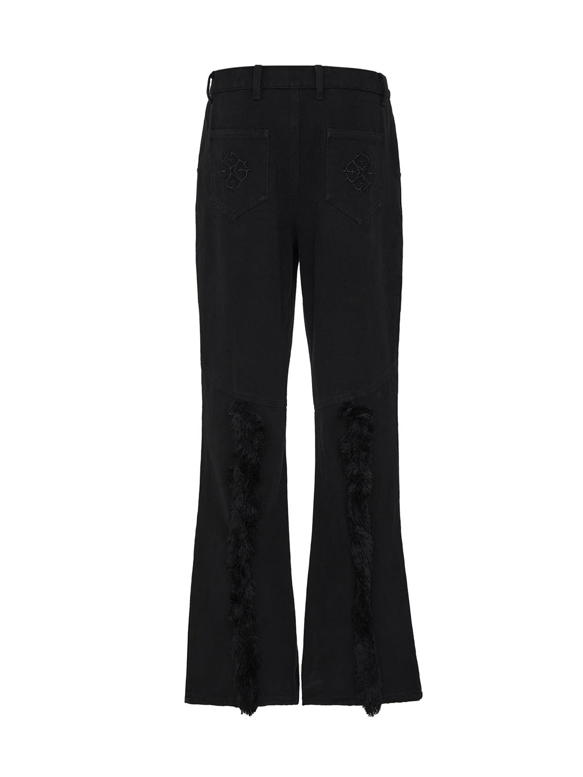 GLACIERBOY 2022 A/W MANE BLACK CANVAS TROUSERS