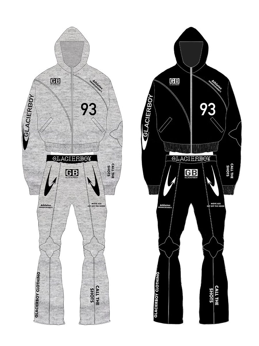 GLACIERBOY 24AW "ATHLETES" CAPSULE SERIES SPORTS HOODIE SET