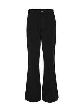 GLACIERBOY 2022 A/W MANE BLACK CANVAS TROUSERS