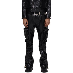 GLACIERBOY 2022 A/W COBRA LEATHERY RIDER PANTS