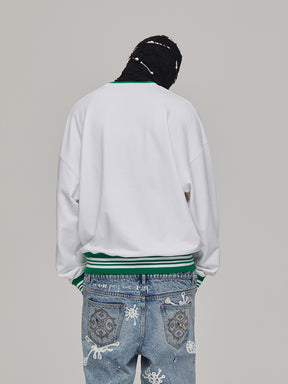 GLACIERBOY 2022 A/W HIGH-CARBON WHITE GREEN FLEECE