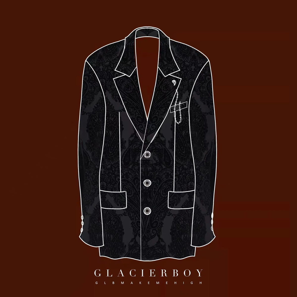 EGLB 2022 A/W VOL.1 Button & Black Parsley Suit Jacket / Trousers